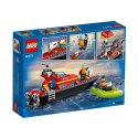 Lego city łódź strażacka